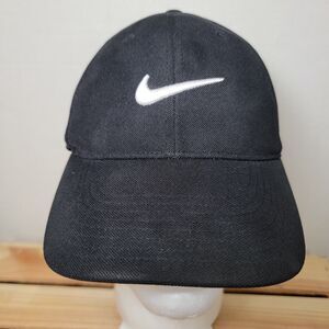Nike Golf Black Ball Cap Embroidered Logo - Size M/L